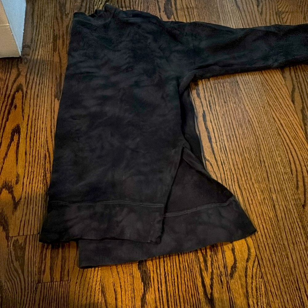 Old Navy Black Tie Dye Tunic Style Top